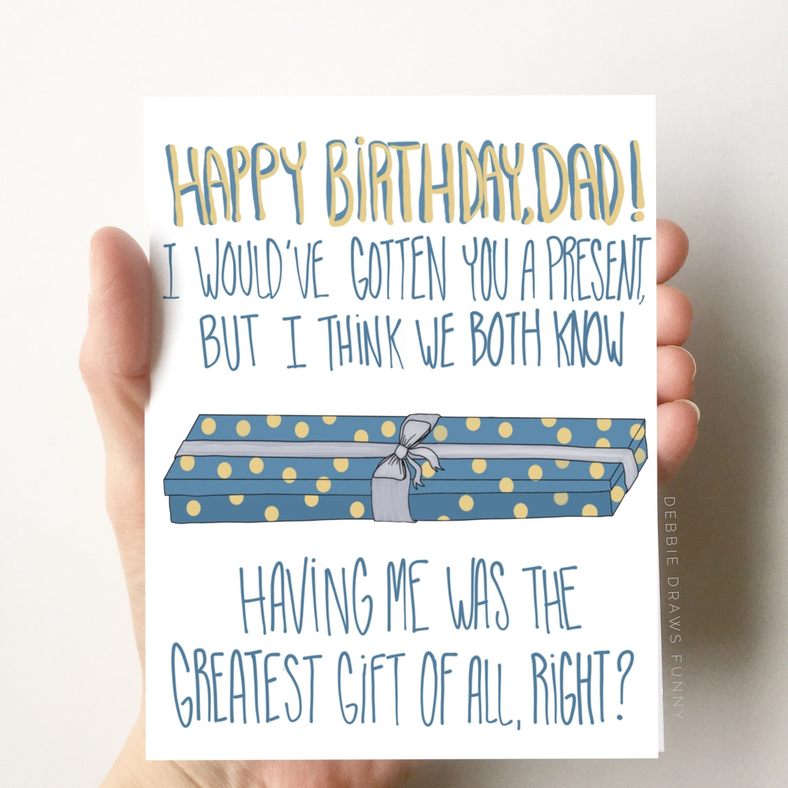 Happy Birthday Dad Funny Birthday Card