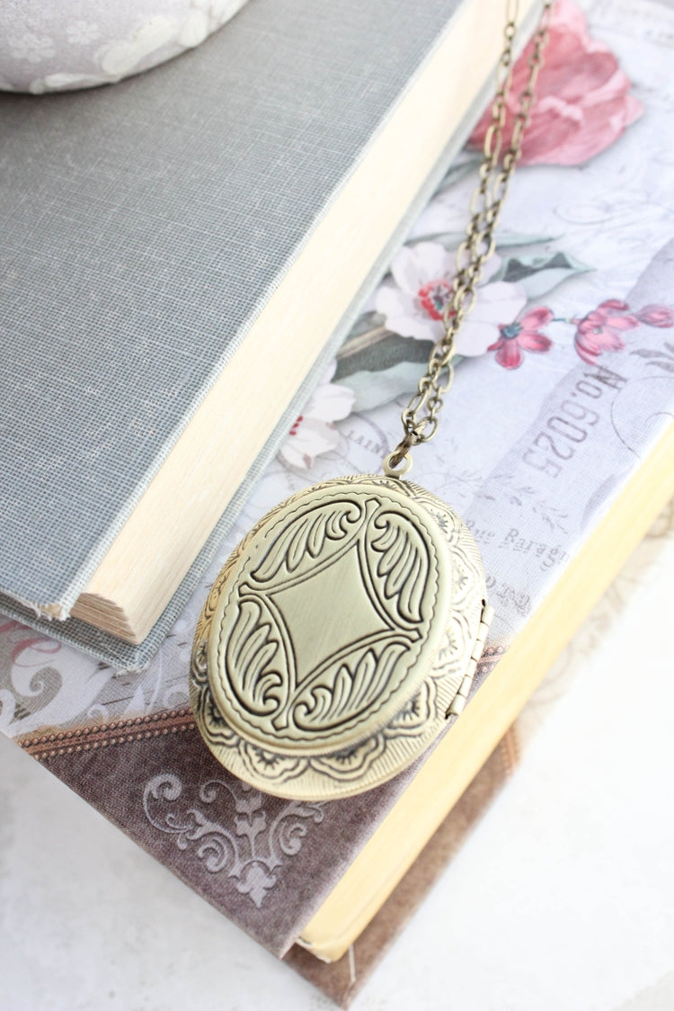 Lily of The Valley Cameo Locket