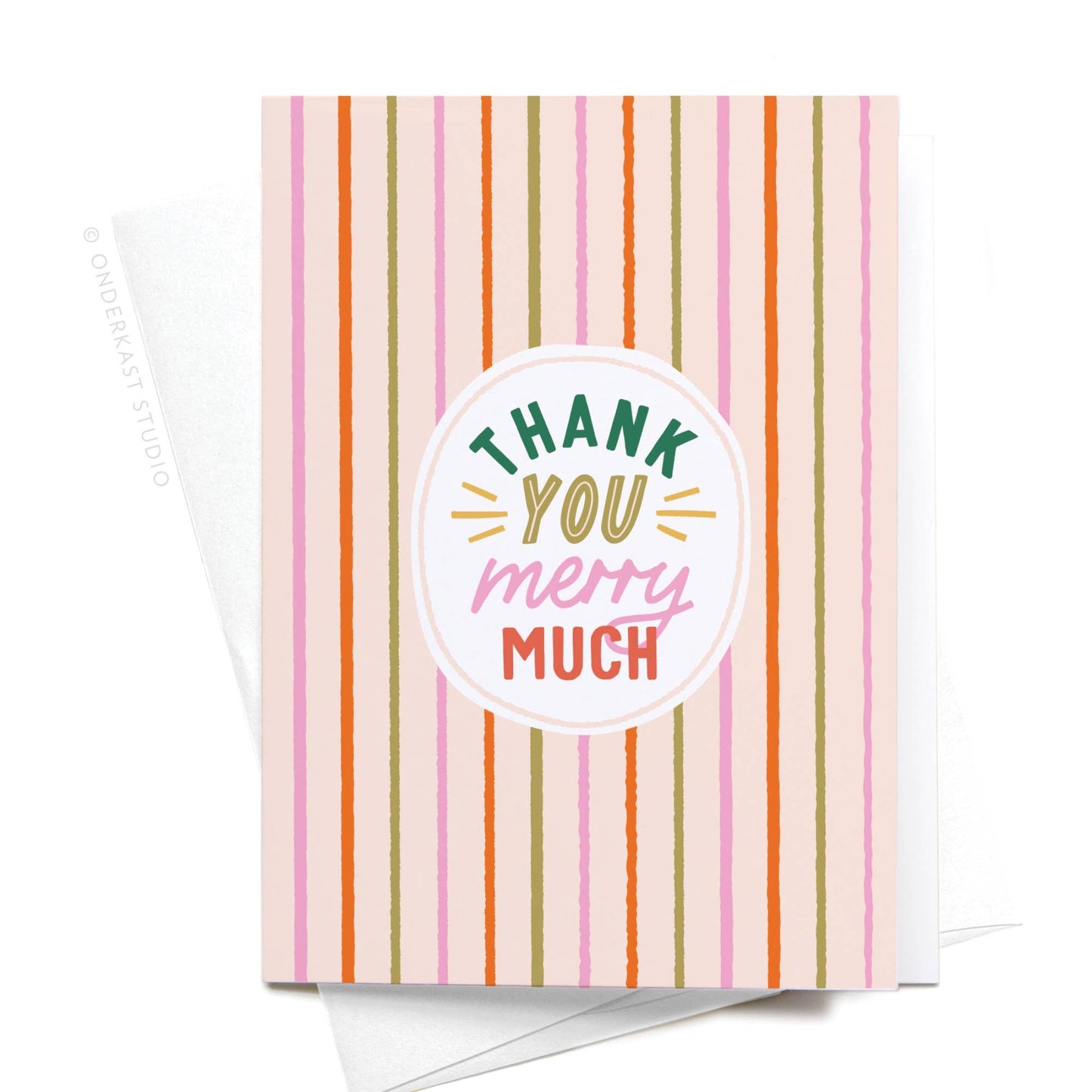 Boxed Set of 10 Thank You Merry Much Folded Notes