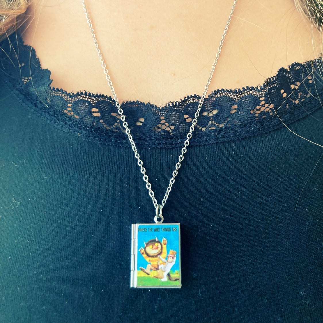 Book Locket Where the Wild Things Are