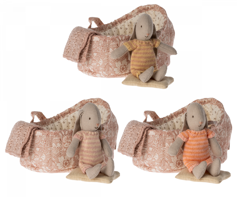 Bunny in Carry Cot
