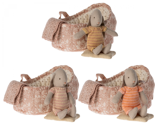 Bunny in Carry Cot