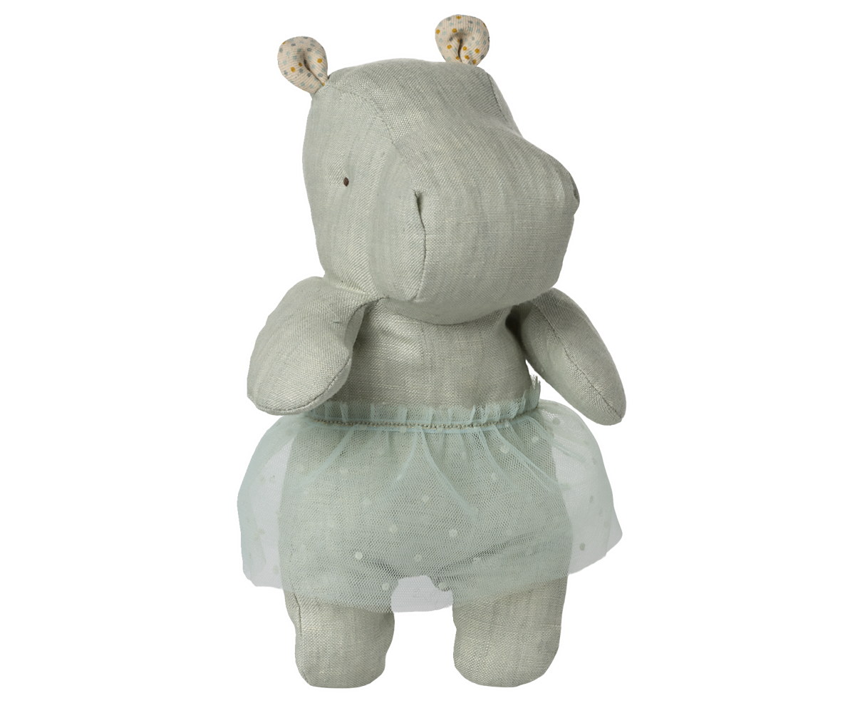 Safari Friends Hippo With Skirt Mint