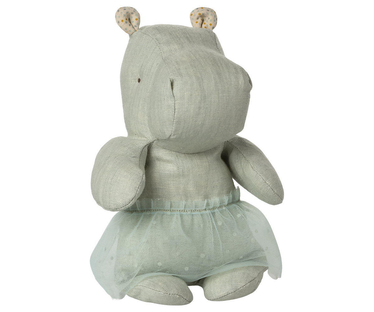 Safari Friends Hippo With Skirt Mint