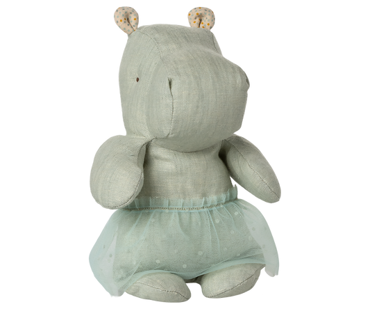Safari Friends Hippo With Skirt Mint
