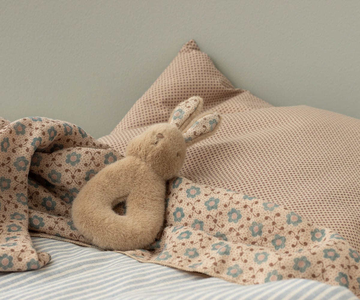 Soft Rabbit Rattle Set