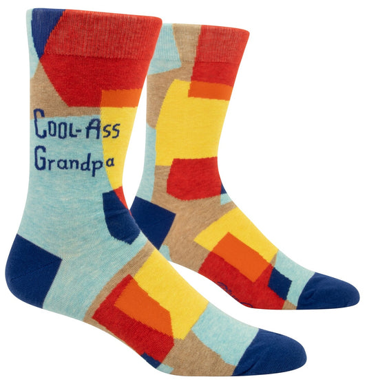 Cool Ass Grandpa Men's Crew Socks