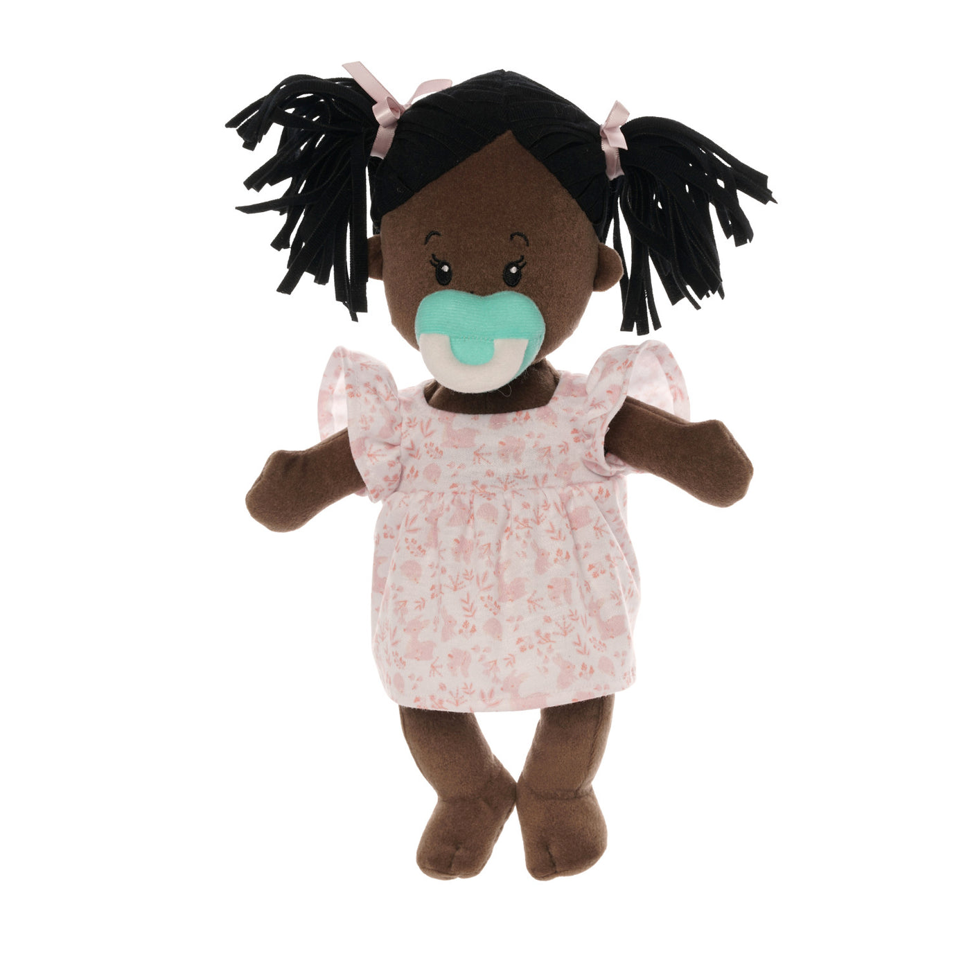 Love, Stella Doll Brown With Black Pigtails
