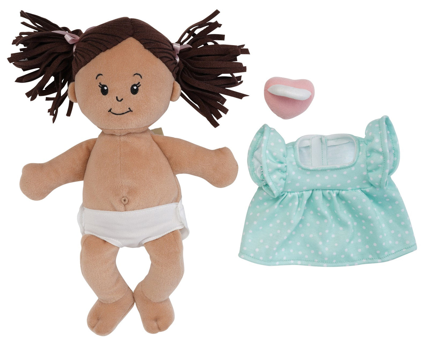 Love, Stella Doll Beige Doll With Brown Pigtails
