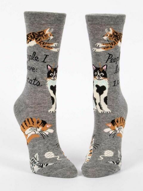 People I Love, Cats Women's Crew Socks