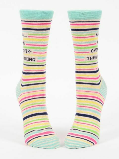 Shh...I'm Overthinking Women's Crew Socks