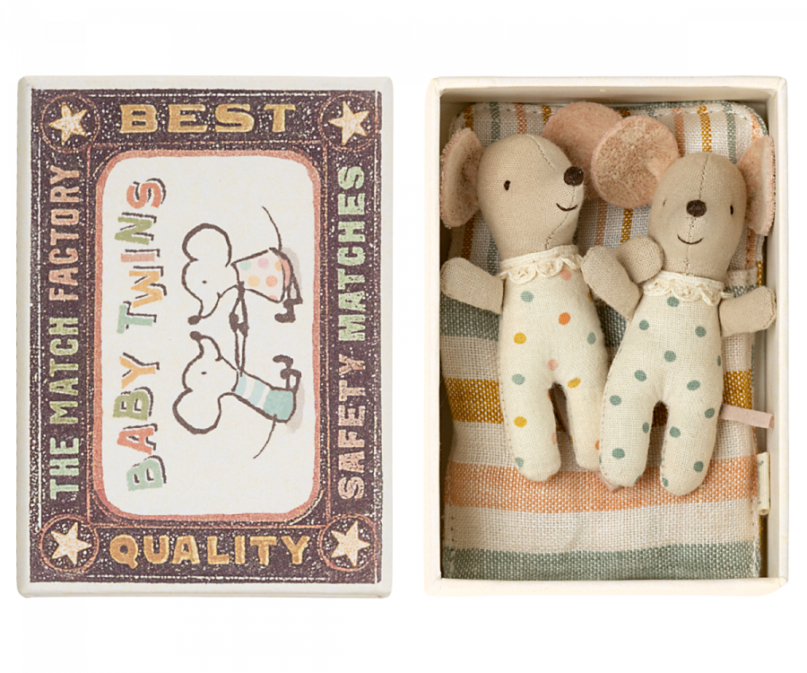 Baby Mice Twins in Matchbox 17-3000-01