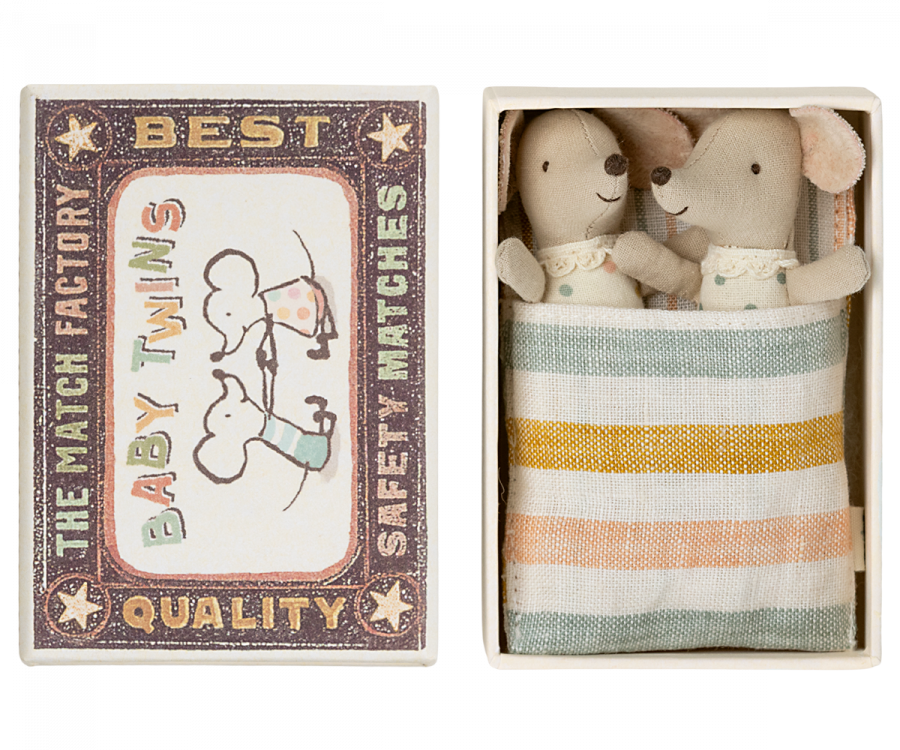 Baby Mice Twins in Matchbox 17-3000-01