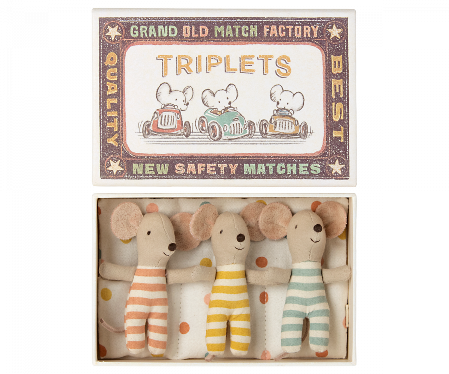 Triplet Mice in Matchbox 17-3001-01