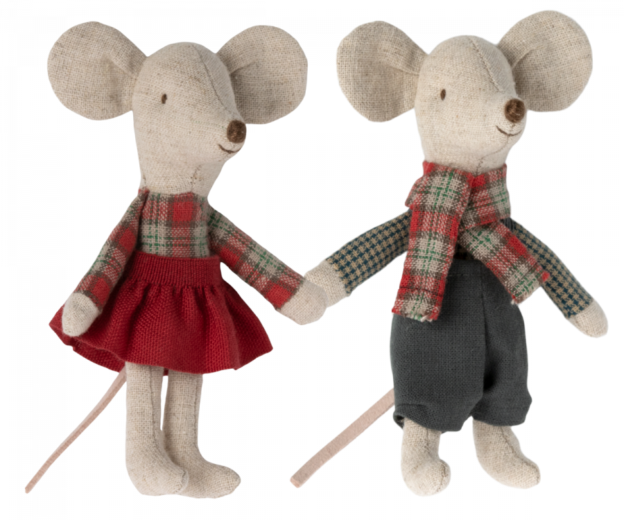 Winter Mice Twins