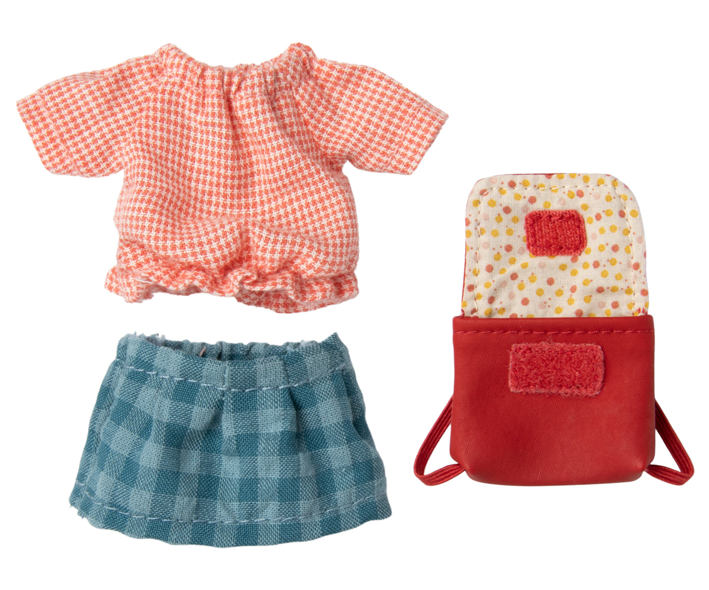 Tricycle Mouse, Big Sister w/Red Bag