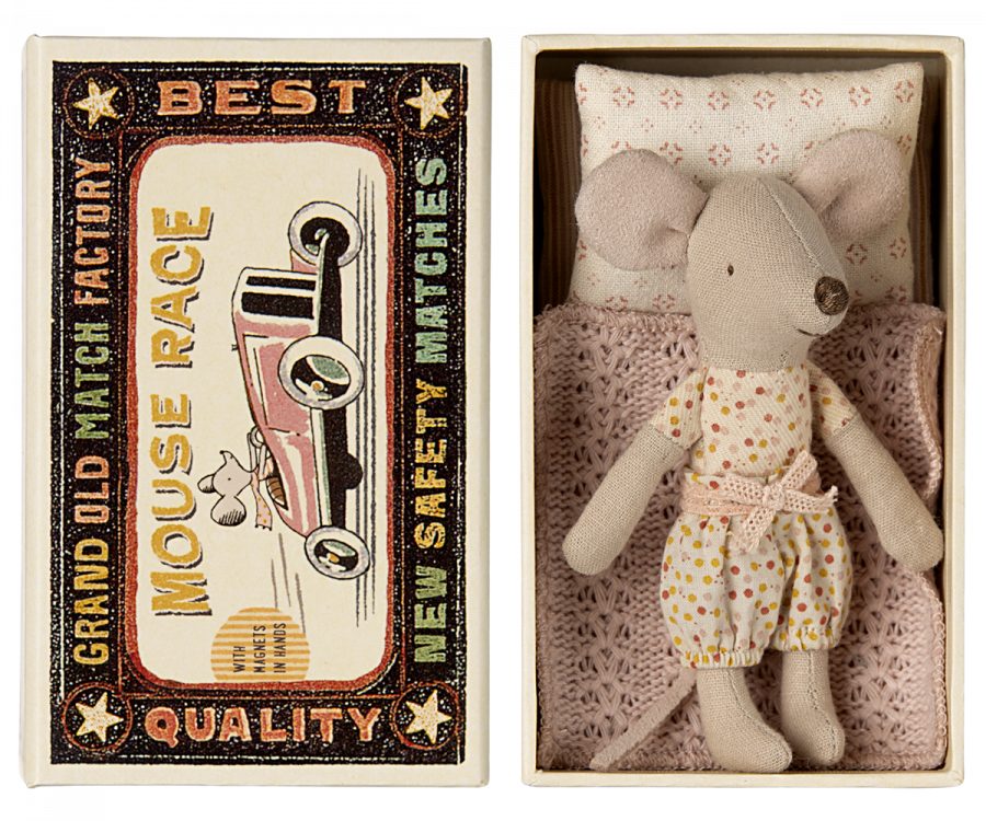 Little Sister Mouse in Matchbox 17-4100-00