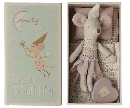 Tooth Fairy Mouse Little Sister In Matchbox