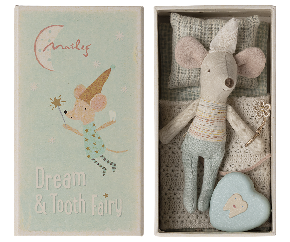 Tooth Fairy Mouse Little Brother in Matchbox