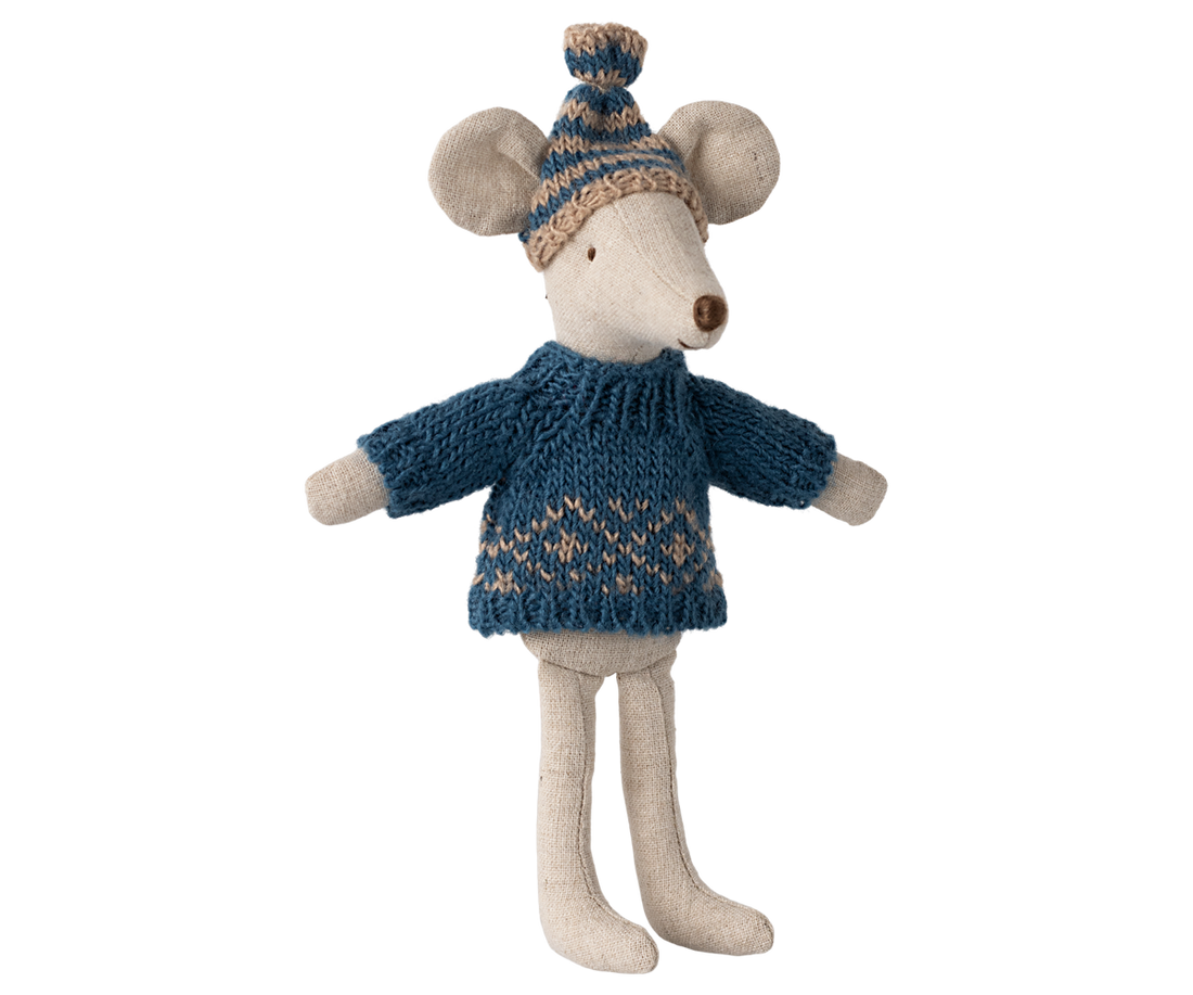 Knitted Sweater & Hat For Dad Mouse