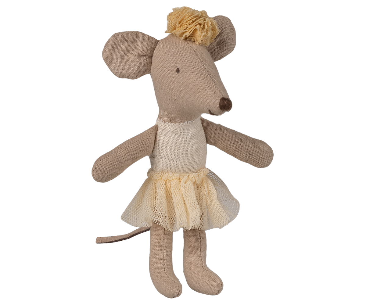 Ballerina Mouse Little Sister - Off White