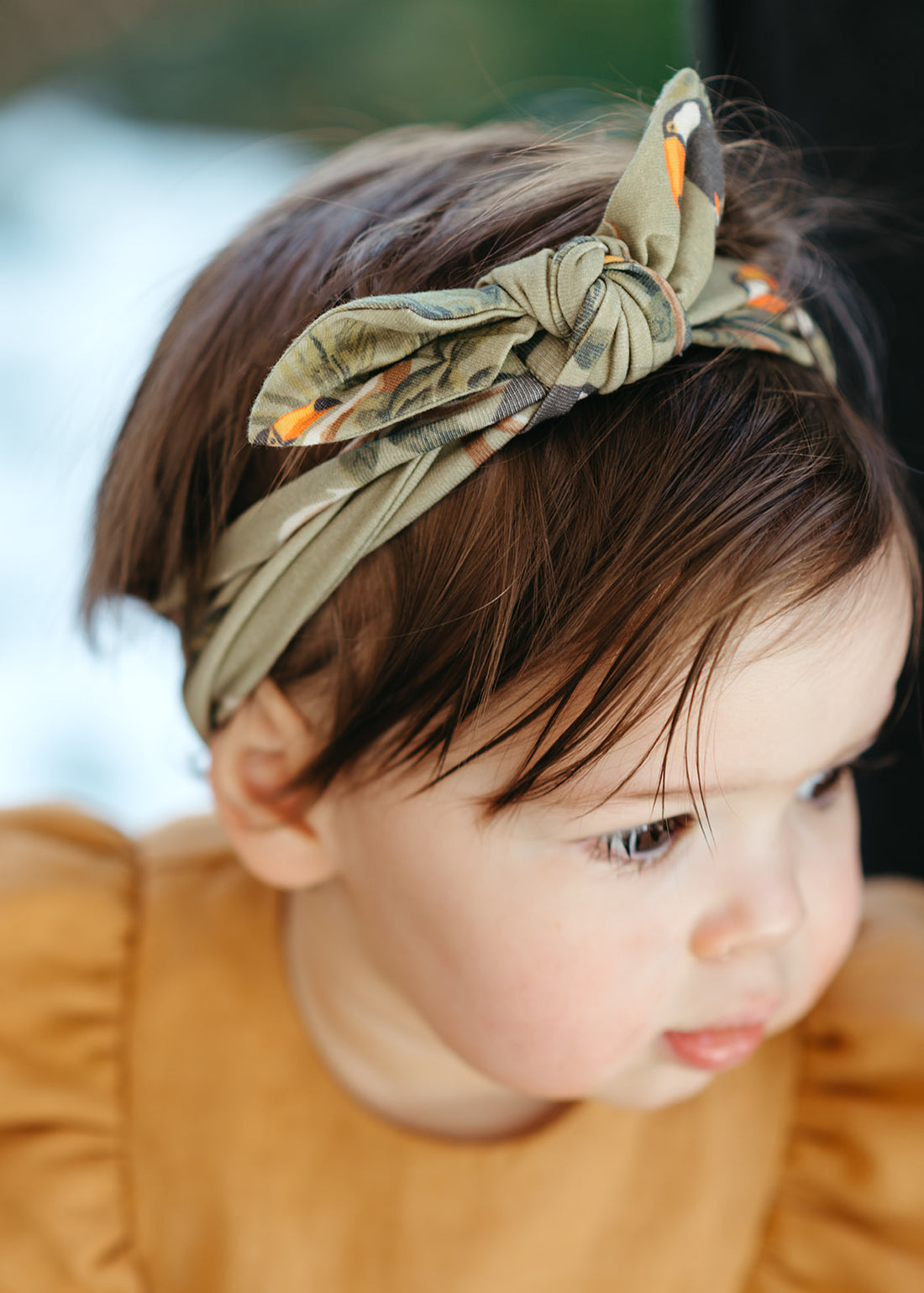 Strawberry Organic Cotton Knotted Headband