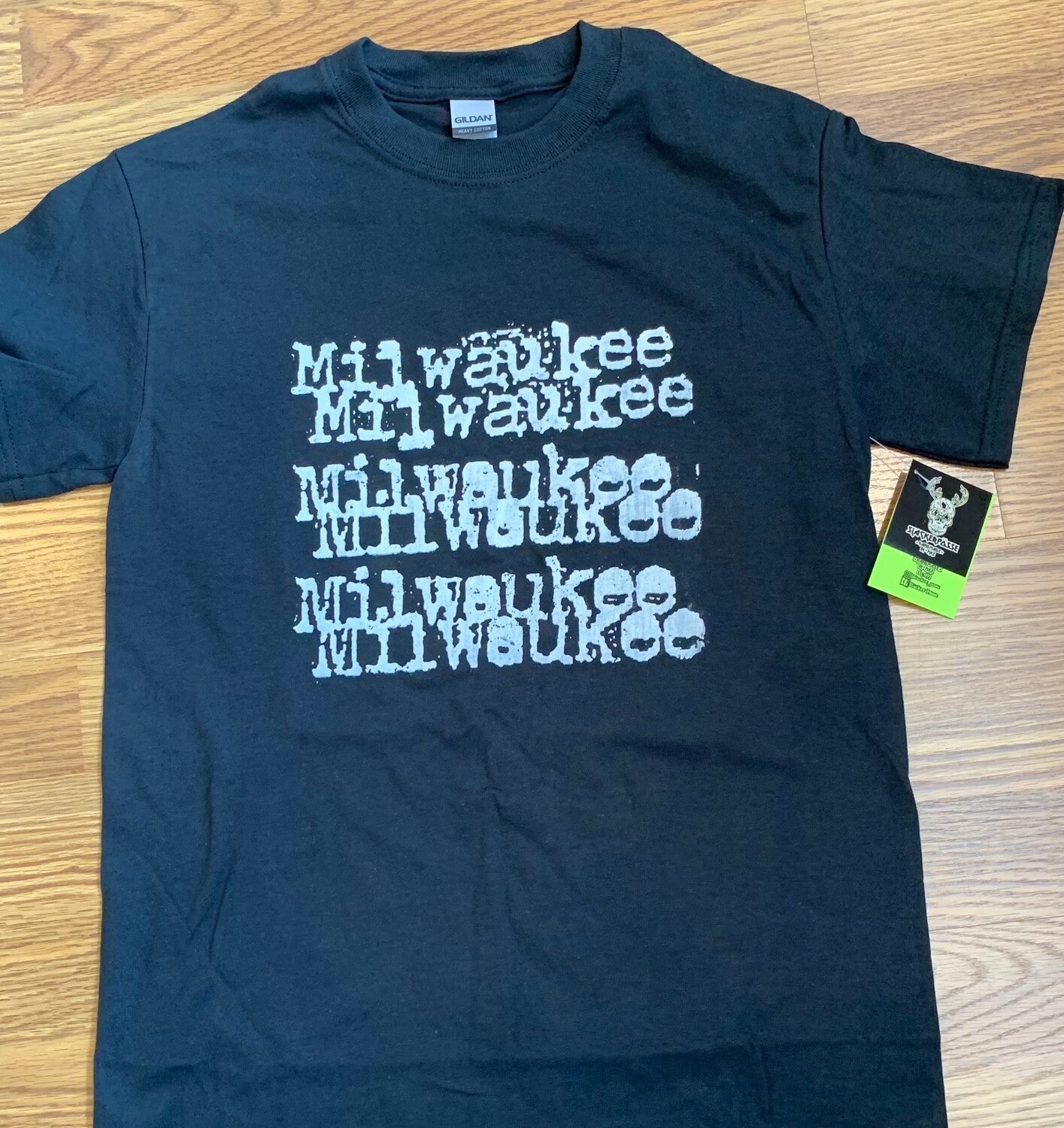 Milwaukee Typewriter T-Shirt Black