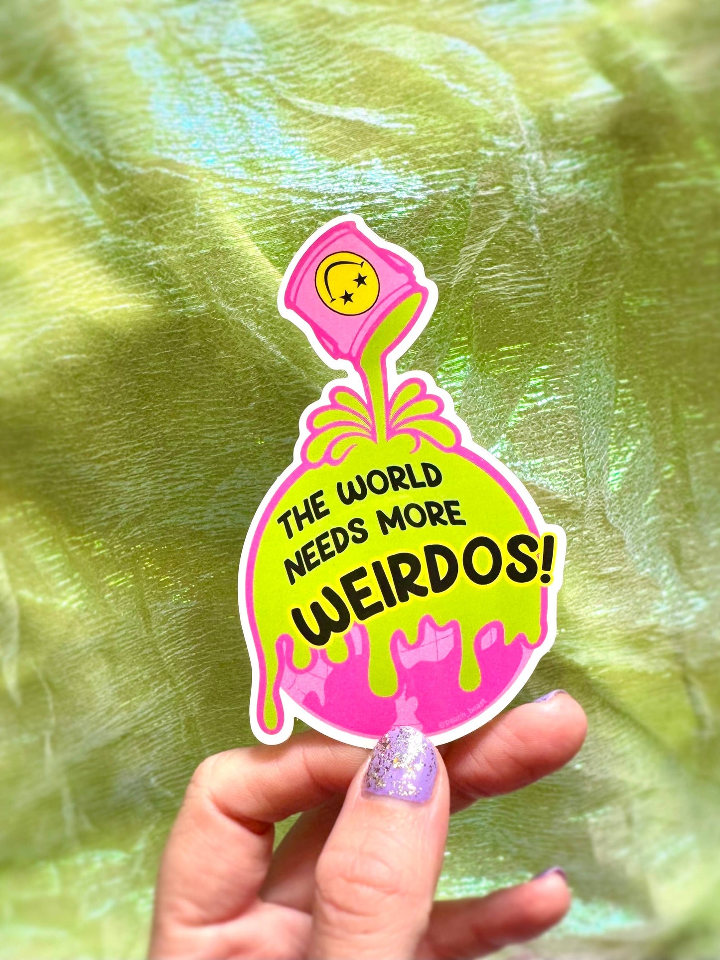 World Needs Weirdos Sticker