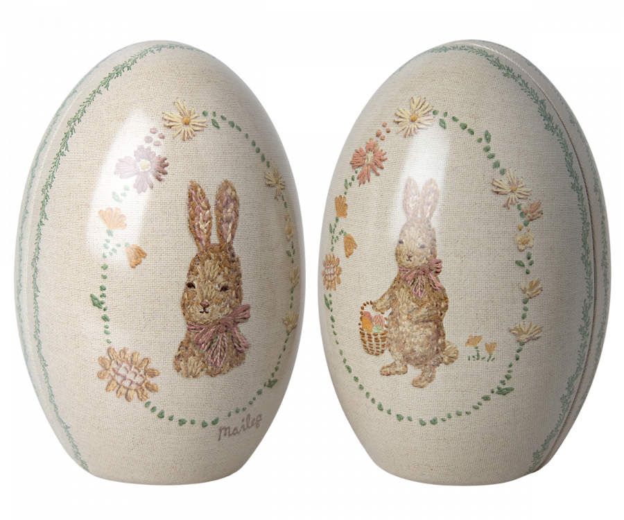 Metal Easter Egg Set of 2