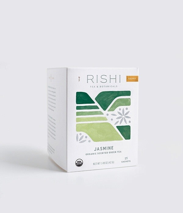 Rishi Organic Jasmine Green Boxed Sachets