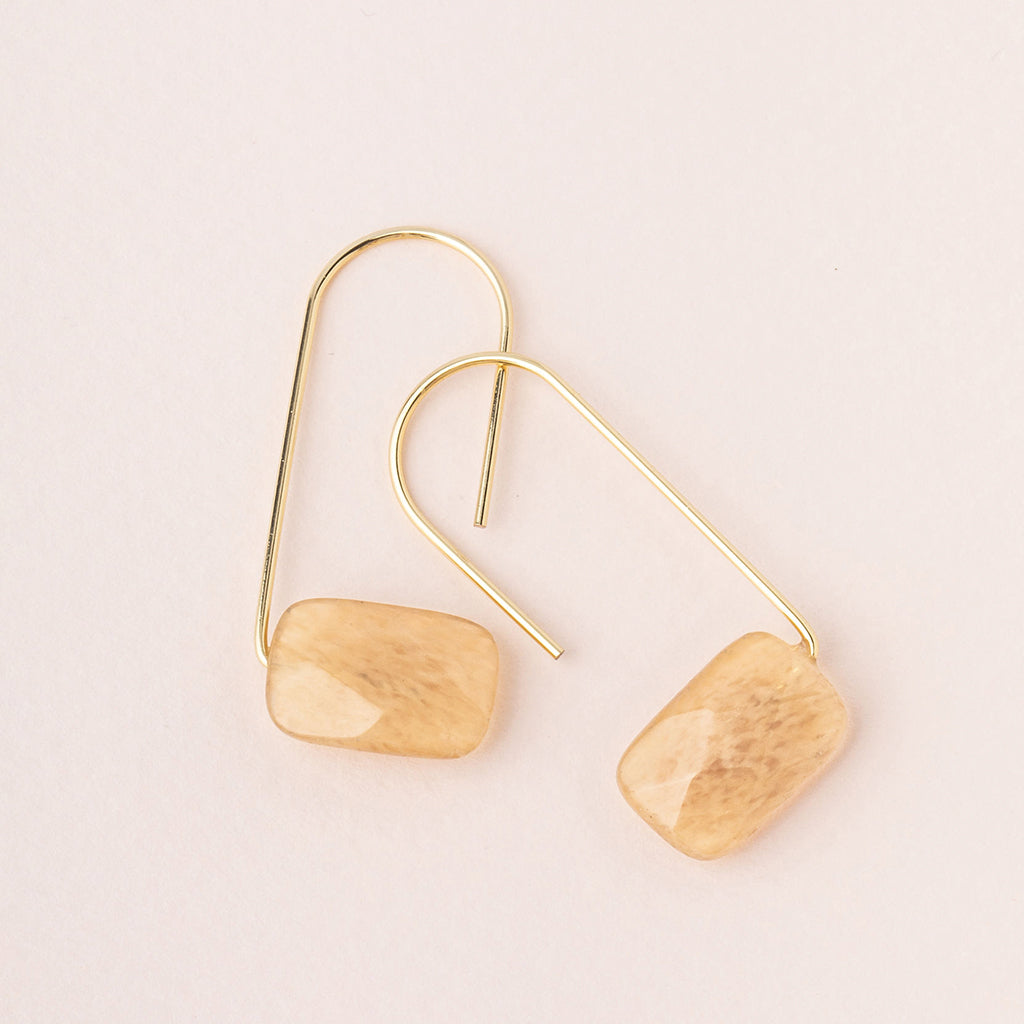 Floating Stone Earrings