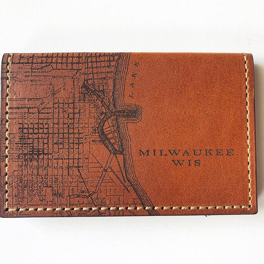 Milwaukee Map Card Wallet