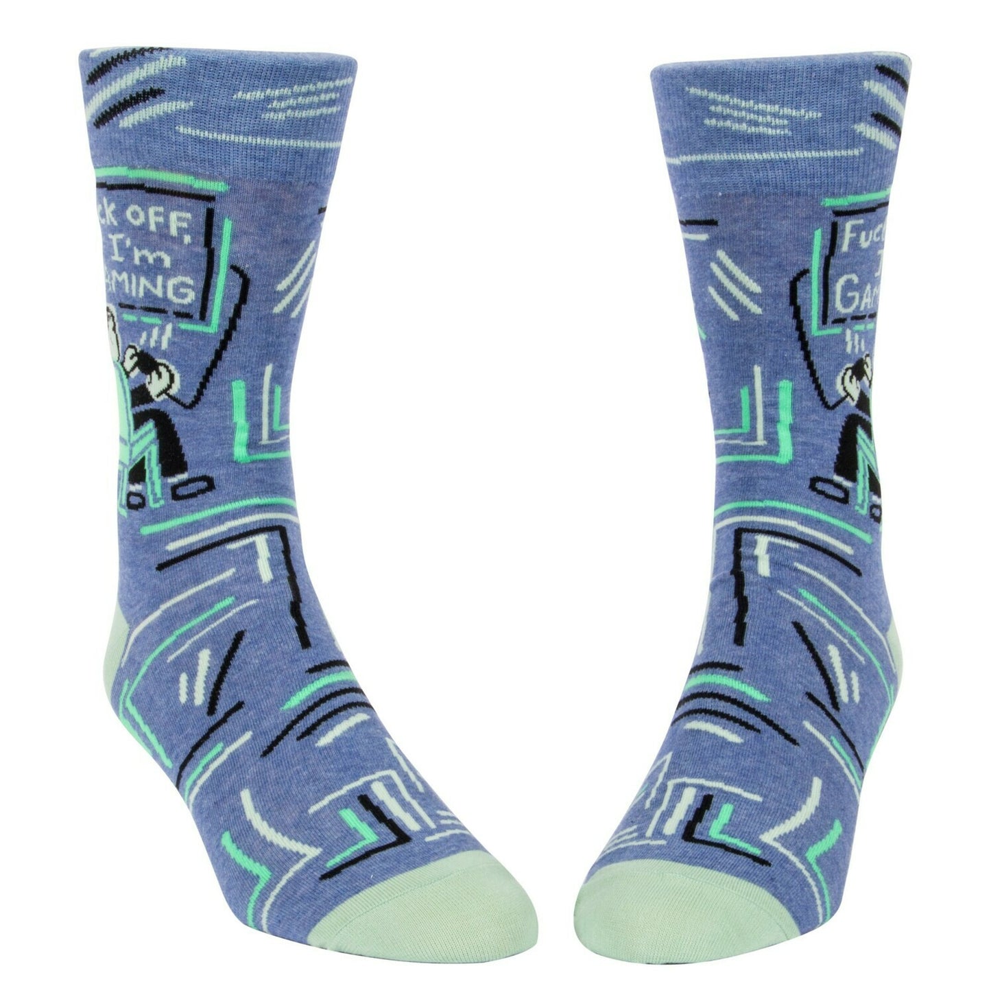 F off I'm Gaming Men's Crew Socks