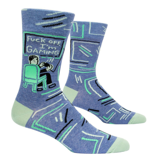 F off I'm Gaming Men's Crew Socks