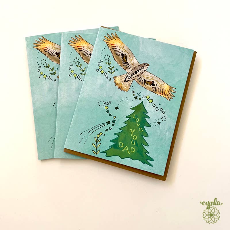 Hawk Dad Card