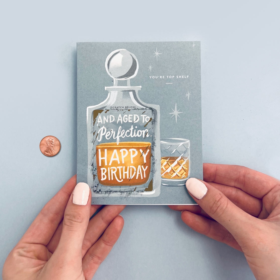 Scratch-Off Card - Whiskey/Bourbon - Birthday