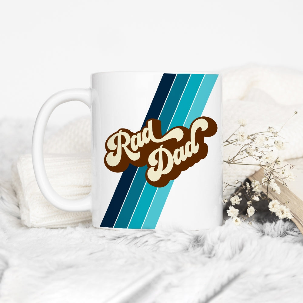 Retro Rad Dad Coffee Mug