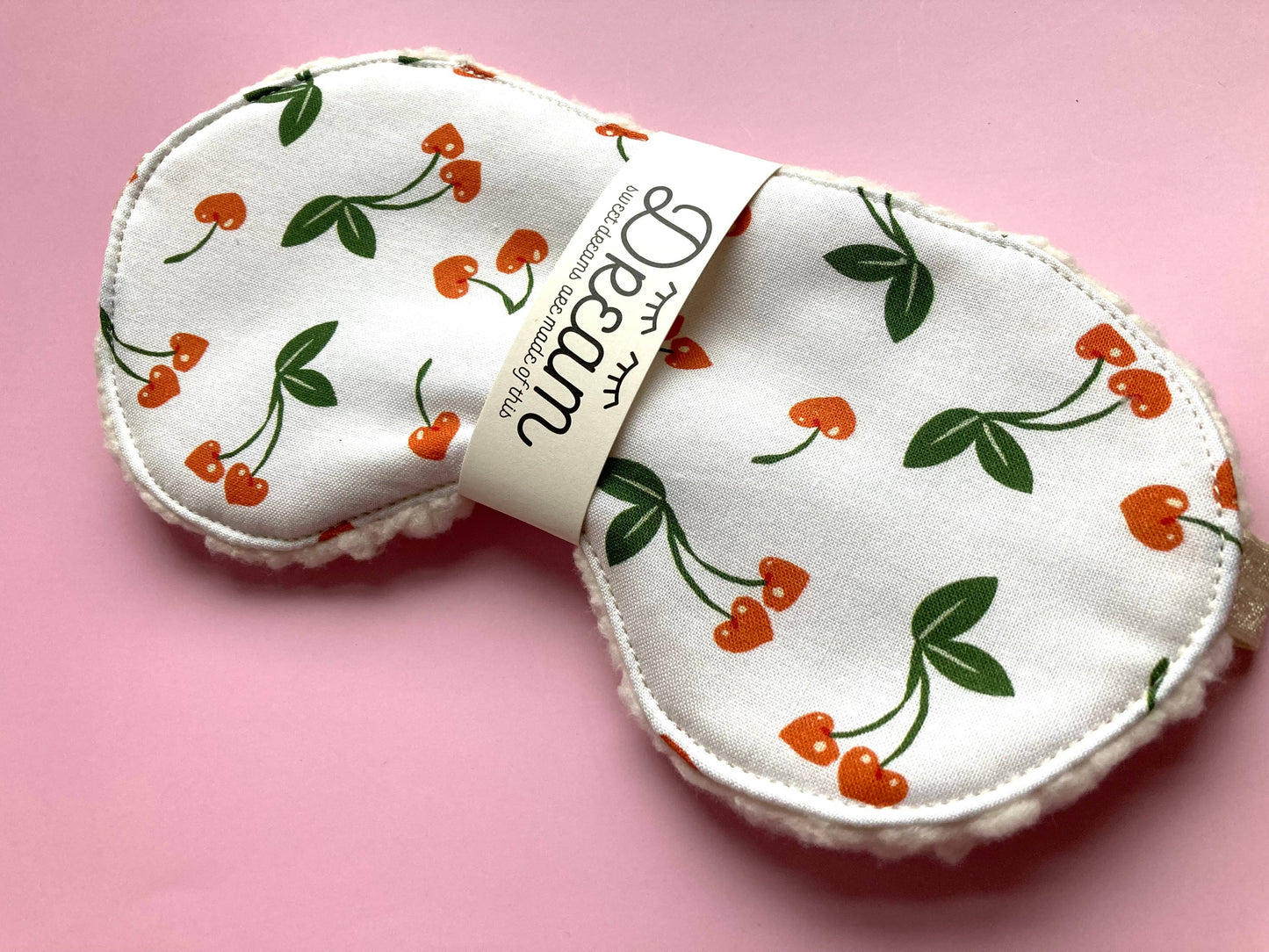 Sweet Dreams Sleep Mask - Cherry Heart