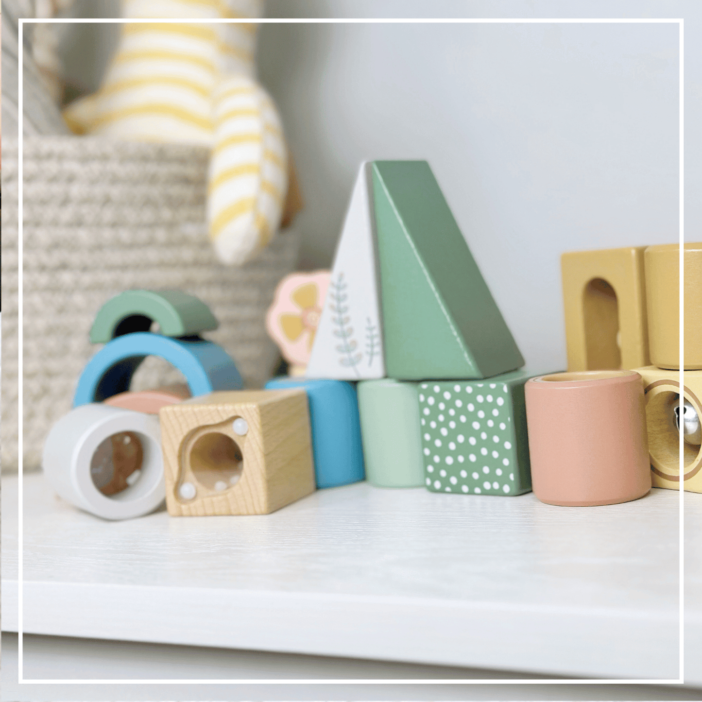 Montessori Wooden Activity Blocks