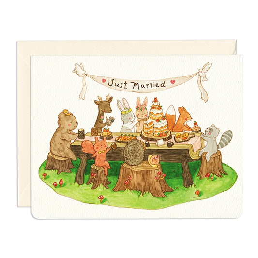 Forest Friends - Wedding Card