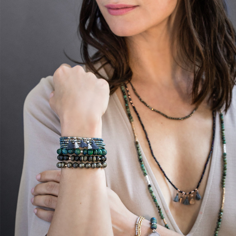 Blue Sky Jasper Stone Bracelet