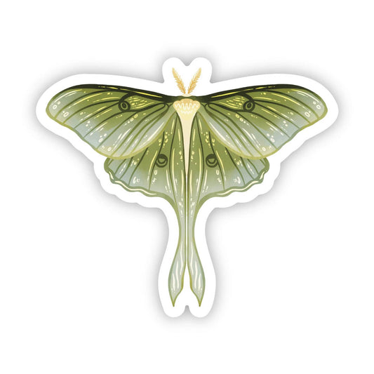 Moth Sticker (Green)