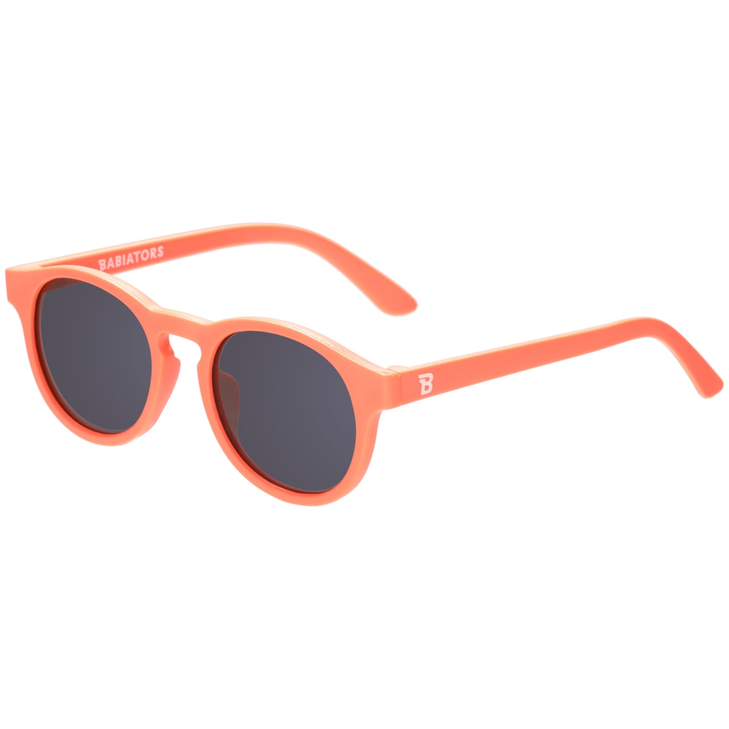 Vived Neon Orange Classic Keyhole Kids Sunglasses