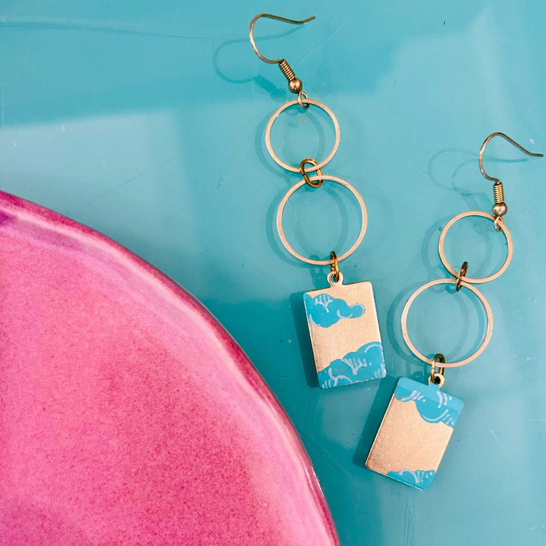 Float Hand-Painted Earrings