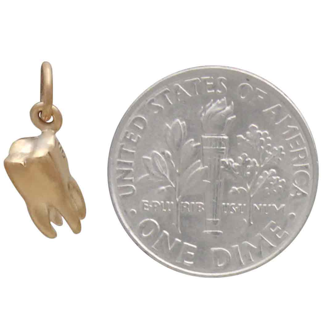 Realistic Tooth Charm 15x8mm
