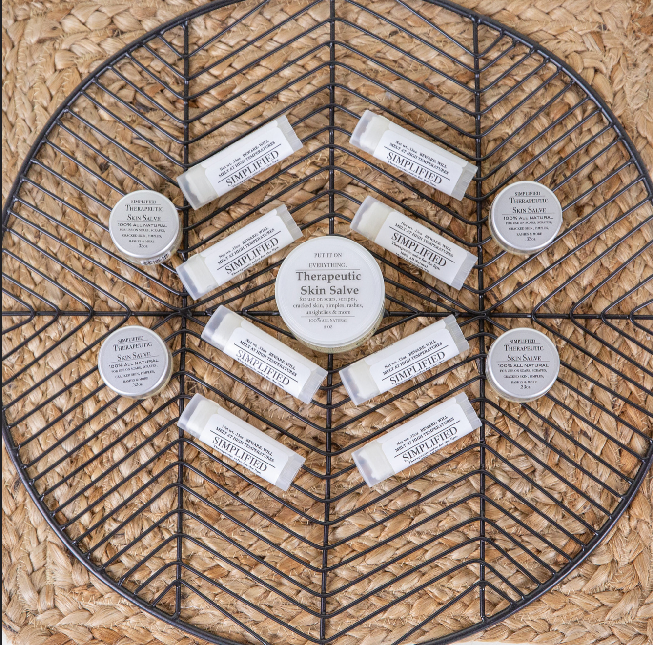 Therapeutic Skin Salve Sample Cards (12 Pack)