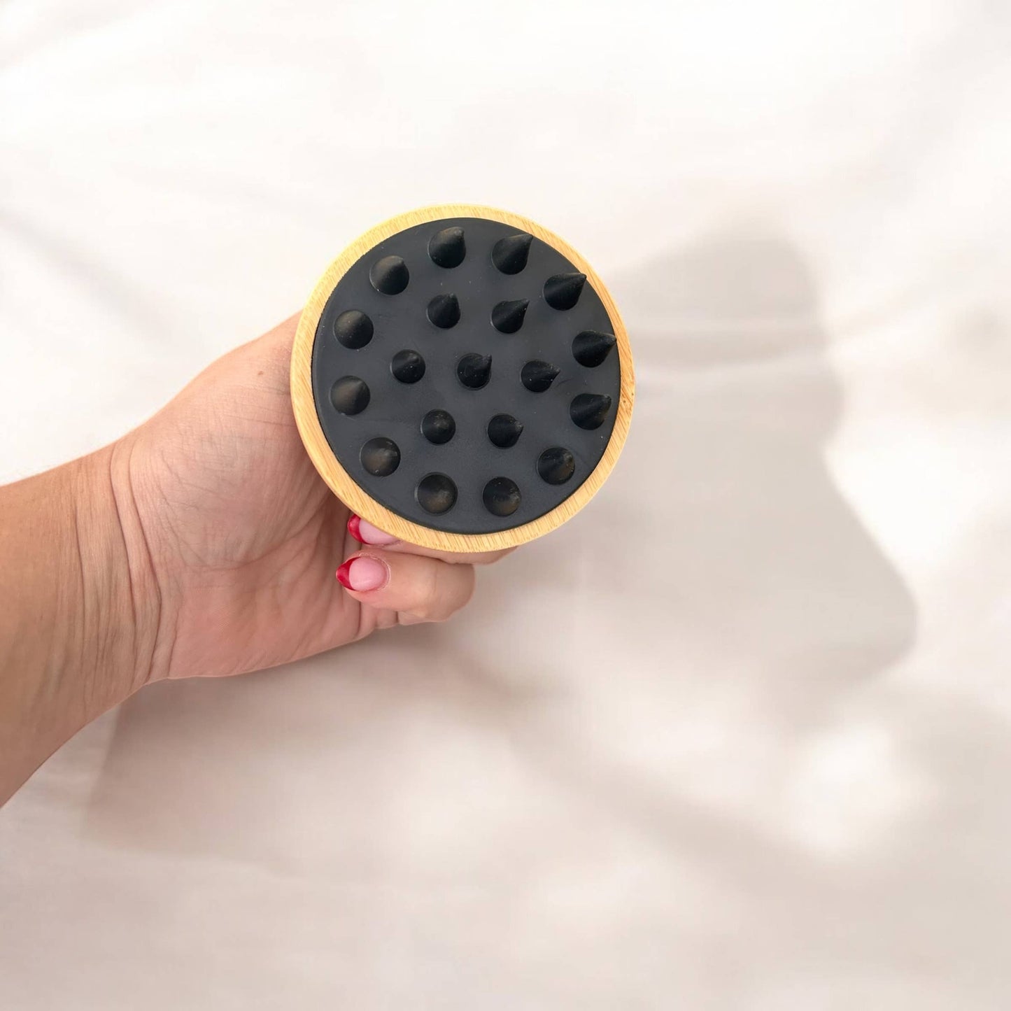 Bamboo and Silicone Scalp and Body Massager | Bestseller