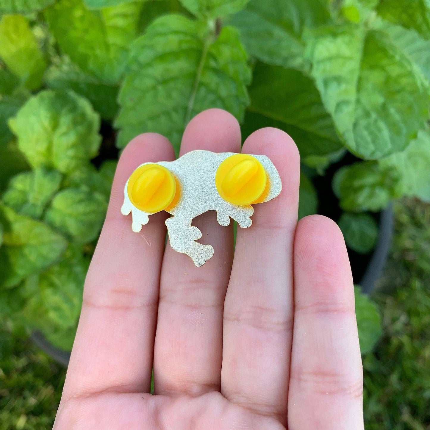Lesbian Pride Frog Enamel Pin