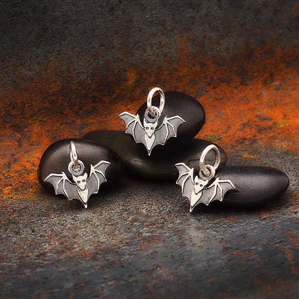 Mini Bat Charm 12x12mm