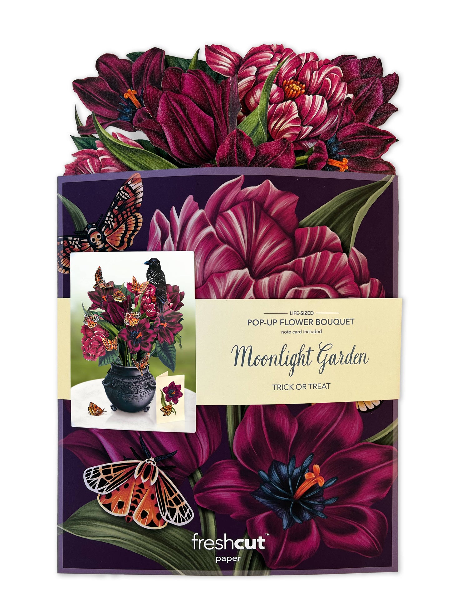 Moonlight Garden Pop-Up Greeting Card
